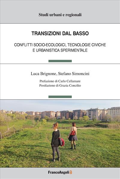 Copertina del libro Transizioni dal basso (FrancoAngeli, 2024)